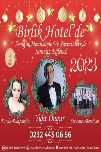 Birlik Otel İzmir Yılbaşı Programı 2023