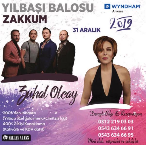 Wyndham Ankara 2019 Yılbaşı Programı